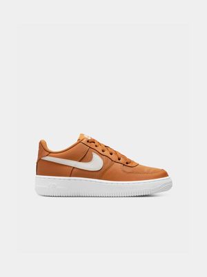 Nike Junior Air Force 1 Orange Sneaker