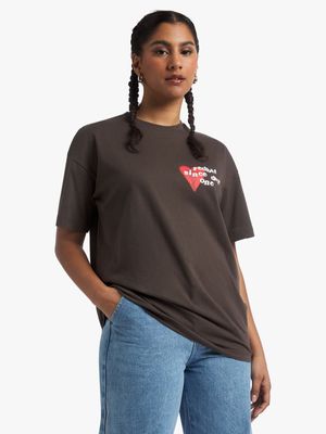 Redbat Women's Chocolate Brown T-Shirt