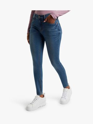 Redbat Women's Medium Wash Skinny Jeans