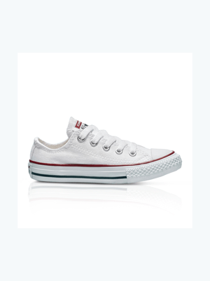 Converse Kid's Chuck Taylor All Star Low White Sneaker