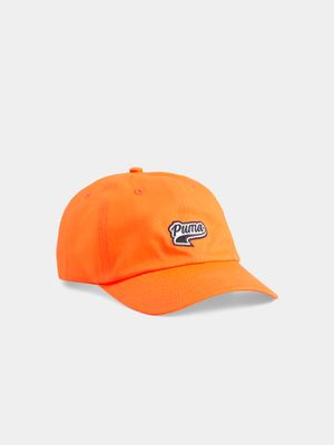 Puma Script Logo Orange Cap