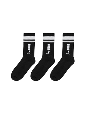 Puma 3-Pack Black Socks