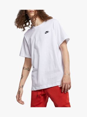Nike Men's Nsw White/Black T-Shirt