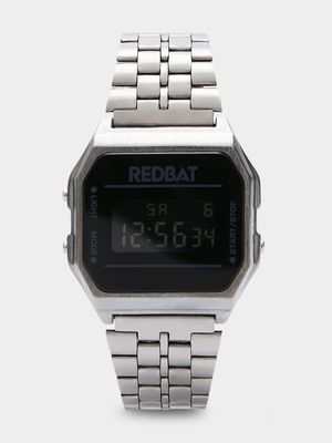 Redbat Silver Retro Watch