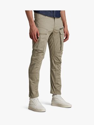 G-Star Beige Rovic Zip 3D Straight Tapered Pant