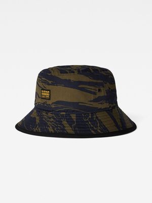 G-Star Men's Originals Printed Olive Bucket Hat