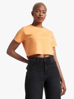 Redbat Classics Women's Orange Cropped Top