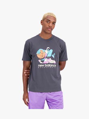 New Balance Men's Hoops Athletics Artist Collective Black T-Shirt