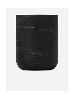 Marble Resin Tumbler Black 7x9cm