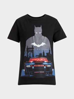 Jet Boys Black Batman Short Sleeve Tee Shirt