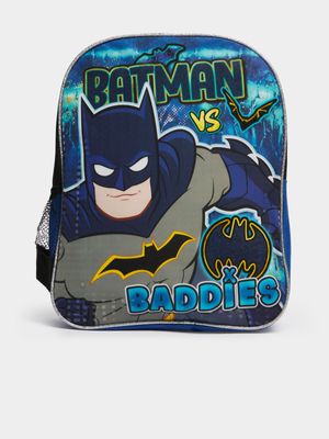Jet Kids Batman Character Multicolour School Bag