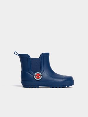 Jet Younger Boys Spiderman Rainboot in Navy Colour