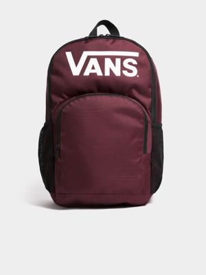 Vans Alumni Pack 5-B Burgundy/White Backpack