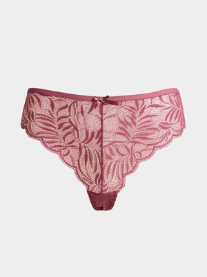 Jet Women's Single Lace Blush Brazilian Fashion Panties