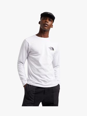 The North Face Men's White Long Sleeve T-Shirt