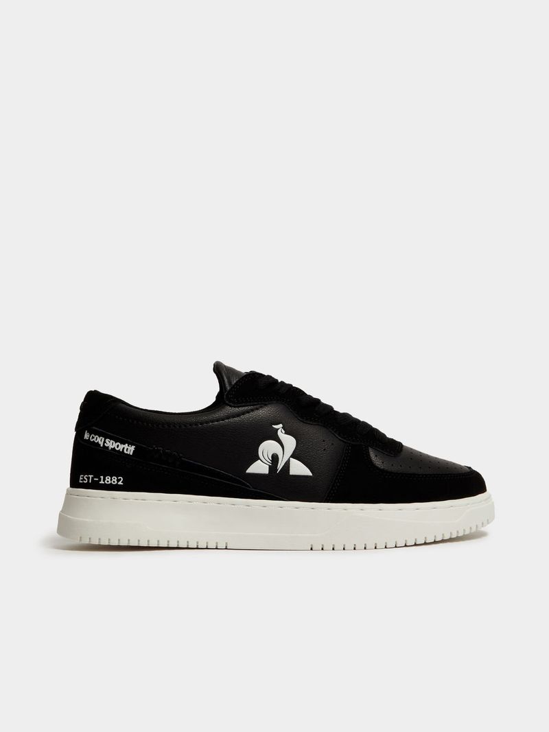 Mens Le Coq Sportif Pallice Black White Sneakers Bash