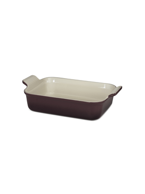 le creuset fig rect heritage dish 26cm
