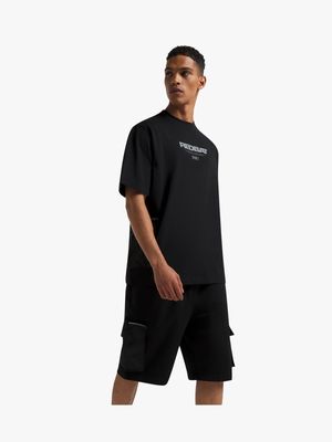 Redbat Men's Black Utility Shorts