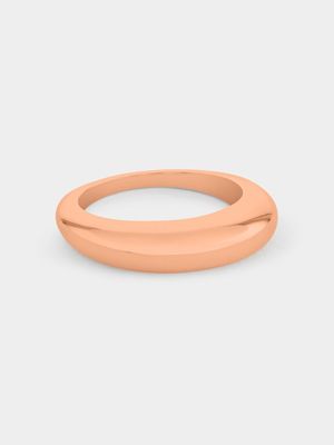 Rose Gold Plated Women’s Chunky Round Ring