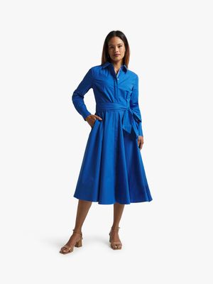 Women's Pringle Blue Ari Shirt Dress