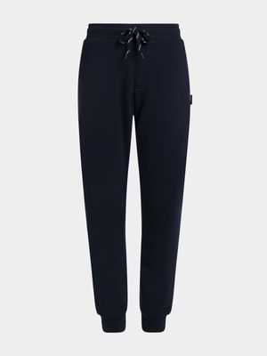 Younger Boy's Navy Joggers