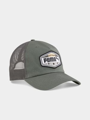 Puma Unisex Prime Grey Trucker Cap