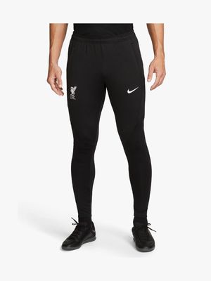 Mens Nike Liverpool FC Strike Knitted Black Soccer Pants