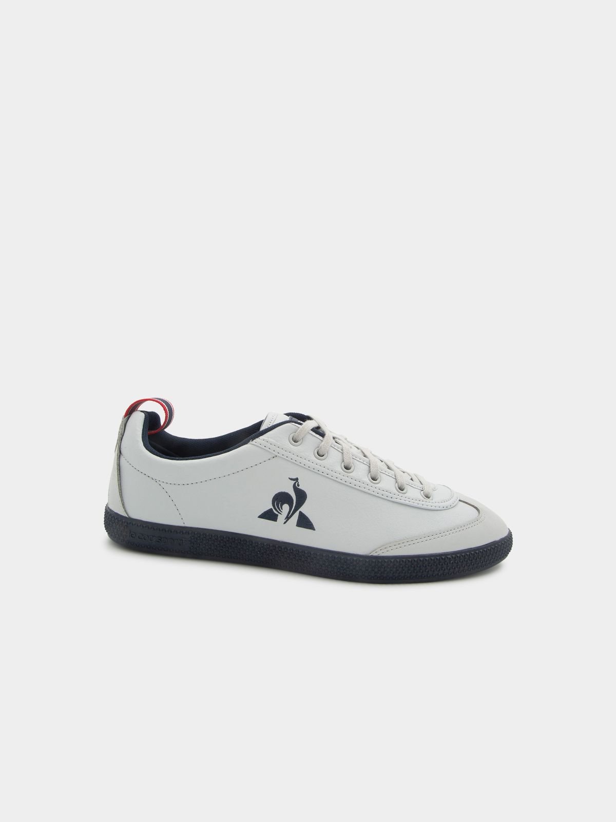 Mens Le Coq Sportif Provencale Low Grey Blue Sneakers Bash