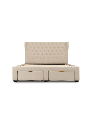 Harmony Bed W/storage Natural Xlength