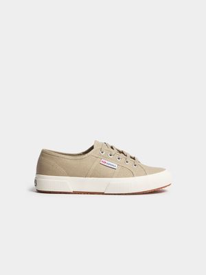 Womens Superga Classic Canvas Fossil Grey Sneakers