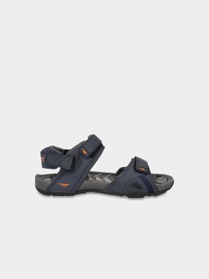 Men's Hi-Tec Ula Navy/Orange Sandal