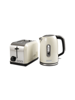 Haden Chiswick Kettle & Toaster Set Cream