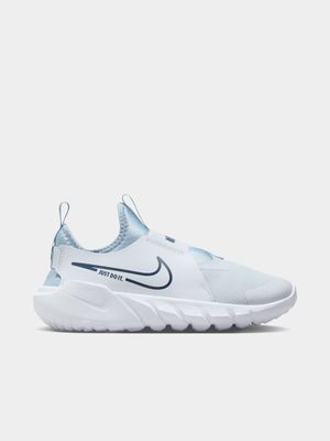 Junior Grade-School Nike Flex Runner 2 Blue/Navy/White Shoes