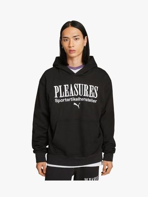 Puma x Pleasures Men's Black Hoodie