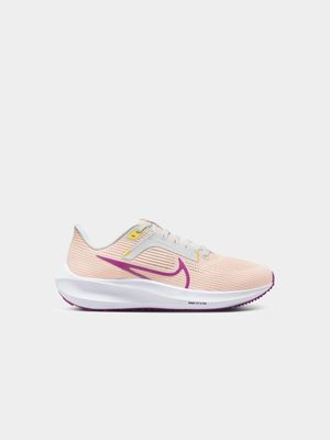 Womens Nike Air Zoom Pegasus 40 Pink/White Running Shoes