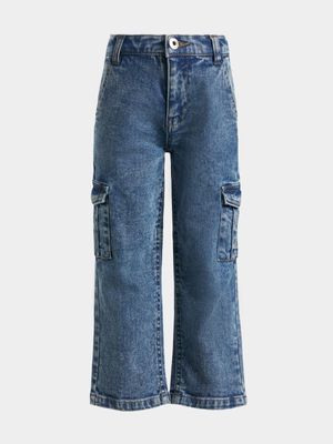 Younger Boys Cargo Denim Jeans