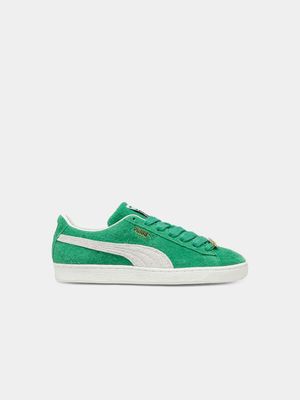 Puma Men's Suede Fat Lace Green/White Sneaker