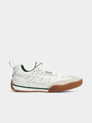 Mens Hi-tec Squash Classic II White/Green Sneaker