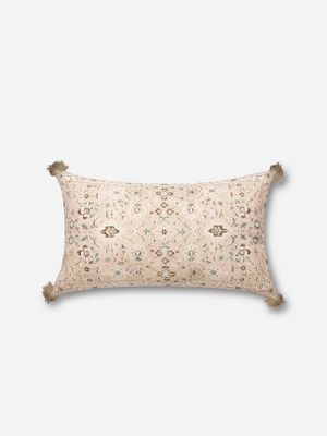 Scatter Cushion Tapestry 30x90 Natural