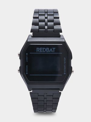 Redbat Black Retro Watch