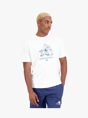 New Balance Men's Essentials Café Grey T-Shirt