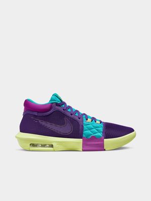Mens Nike Lebron Witness 8 Purple/Turq Training Shoes