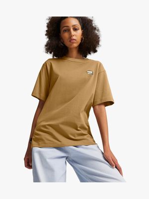 Puma Women's Downtown Brown T-Shirt