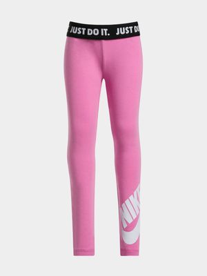 Girls Toddler Nike Sportswear Leg A See Pink Leggings