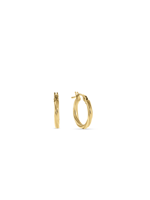 Yellow Gold 13mm Hoop Earrings