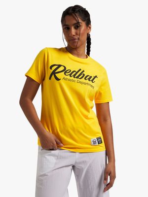 Redbat Athletics Women's Yellow T-Shirt