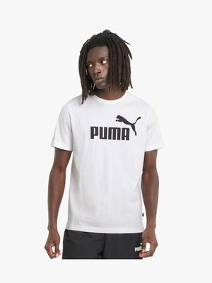 Men's Puma Essential Logo White Tee