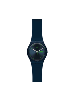 Swatch Blue Rebel Silicone Watch