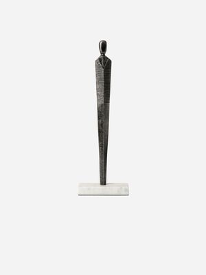 Tall Man On Marble Statue 47cm