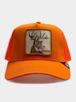 Men's Goorin Orange Deer Rack Trucker Cap